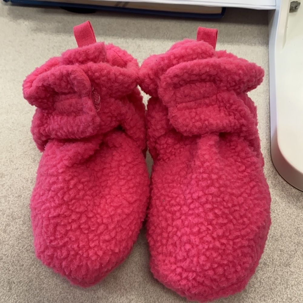 Fleece Booties by Luvable Friends Cute practical.
